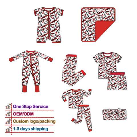 Cpc Certified Whatnot Ready To Ship Bamboo Viscose Baby Pajamas Soft Random Size And Print Baby Zipper Wholesale Blind Box Custom Supplier