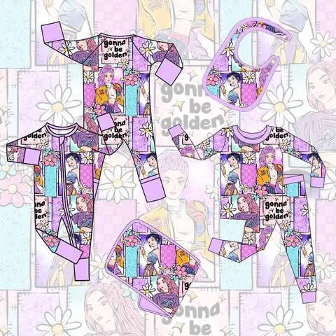 Cpc Certified Whatnot Ready To Ship Bamboo Viscose Baby Pajamas Soft Random Size And Print Baby Zipper Wholesale Blind Box Custom Supplier