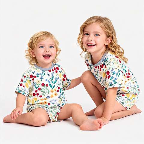 Odm Double Zipper Bamboo Baby Romper Print Rompers Oem Wholesale
