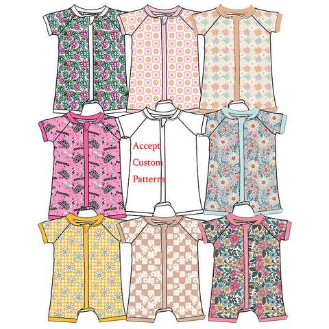 Cpsia Compliant Bamboo Fiber Baby Pajamas Private Label Exporter