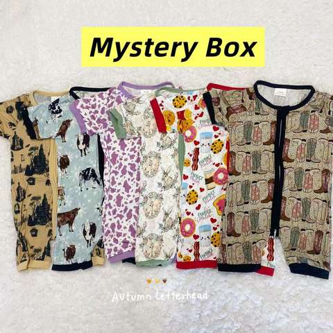 Oekotex 100 Kids Bamboo Pajamas Mystery Box 2T5T Custom Vendor