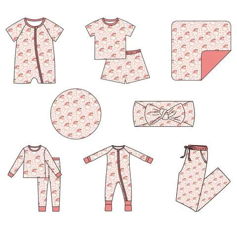 Oekotex 100 95 Bamboo 5 Spandex Family Christmas Pajamas Bespoke Supplier