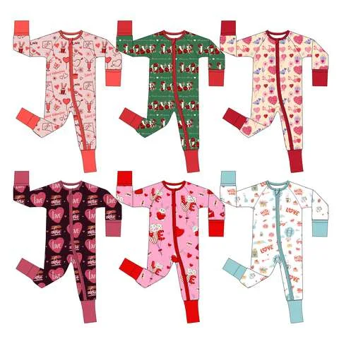 Oekotex 100 95 Bamboo 5 Spandex Family Christmas Pajamas Bespoke Supplier
