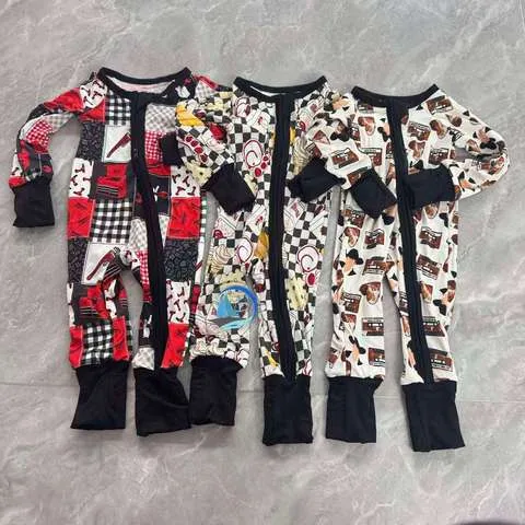 Cpsia Compliant Custom Printed Bamboo Newborn Girls39 Print Roupa Infant Infantil Jumpsuit Romper Babyclothes Oekotex 100 Wholesale