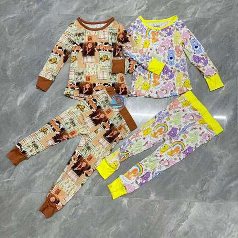 Bespoke Baby Rompers Long Sleeve Pajama Toddler Pajamas Private Label Oem