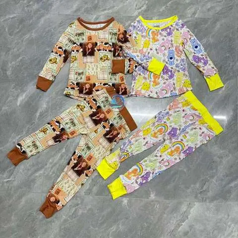 Bespoke Baby Rompers Long Sleeve Pajama Toddler Pajamas Private Label Oem