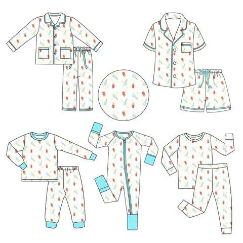 Astm F963 Baby Bamboo Pajamas Bundle Custom Wholesale
