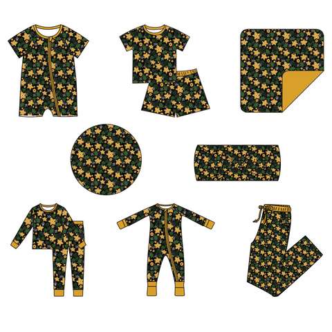 Gots Organic Manufacturer Toddler Newborn Boy Sleeping Animal Bulk Winter New Christmas Baby Pyjamas Set Baby Bamboo Pajamas Tailormade Exporter