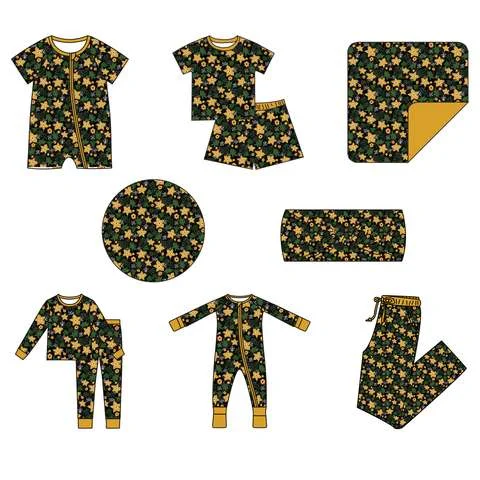 Gots Organic Manufacturer Toddler Newborn Boy Sleeping Animal Bulk Winter New Christmas Baby Pyjamas Set Baby Bamboo Pajamas Tailormade Exporter