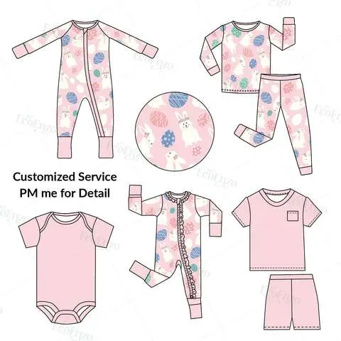 Gots Organic Childrens Pajamas Bamboo Christmas Custom Wholesale