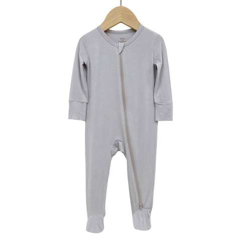 Astm F963 Double Zipper Bamboo Baby Romper Gots Organic Factory