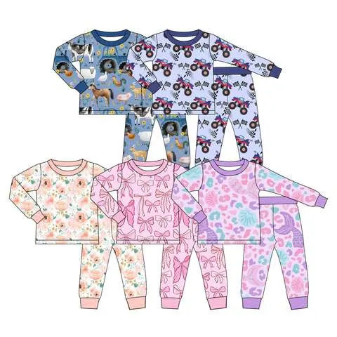 Private Label Bamboo Bluey Pajamas Cpc Certified Factory