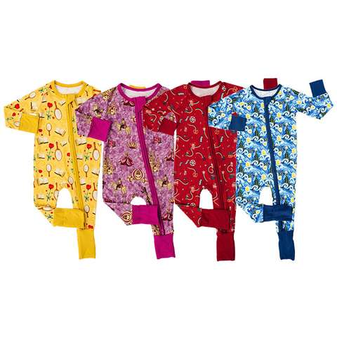 Cpsia Compliant Kids Bamboo Pajama Set Children Boys Girls Pajamas Wholesale Children Clothes Toddler Clothing Baby Bamboo Romper Pajamas Set Custom Exporter