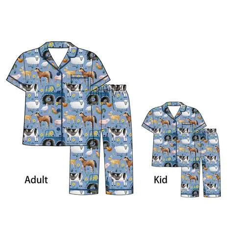 Gots Organic Bamboo Pajamas Dinosaur Private Label Oem