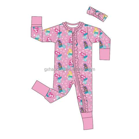 Oem Bamboo Baby Clothes Floral Gots Organic Exporter