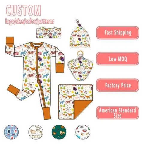 Odm Character Bamboo Onsie Private Label Exporter