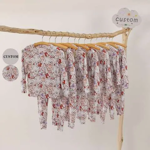 Gots Organic Bamboo Pajamas With Grip Bespoke Vendor