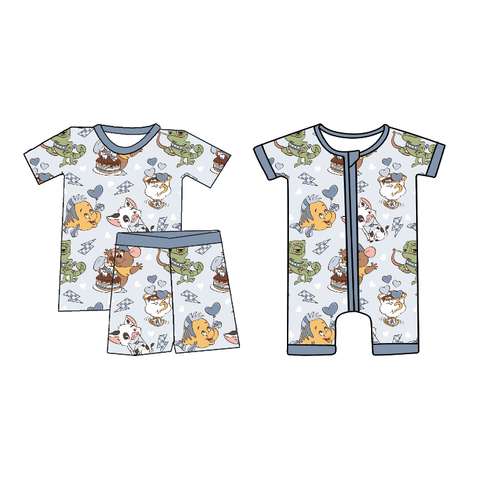 Oem Kids Bamboo Pajamas Two Piece Sets Of Lace Pajamas Oekotex 100 Factory