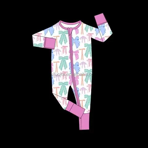 Oekotex 100 Oem Children Bamboo Clothing Infant Print Baby Pajamas Newborn Soft Organic Baby Romper Bamboo Baby Pajamas Bespoke Vendor