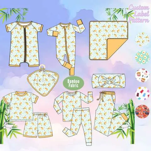 Gots Organic Bamboo Adult Pajama Custom Print Cpc Certified Vendor