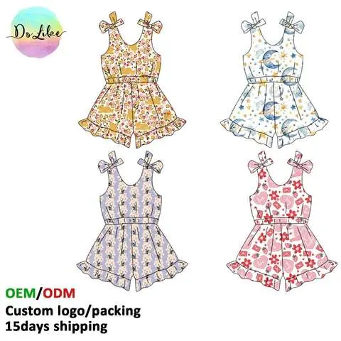 Tailormade Extra Soft Bamboo Pattern Bamboo Knitted Fabric Romper Oekotex 100 Factory